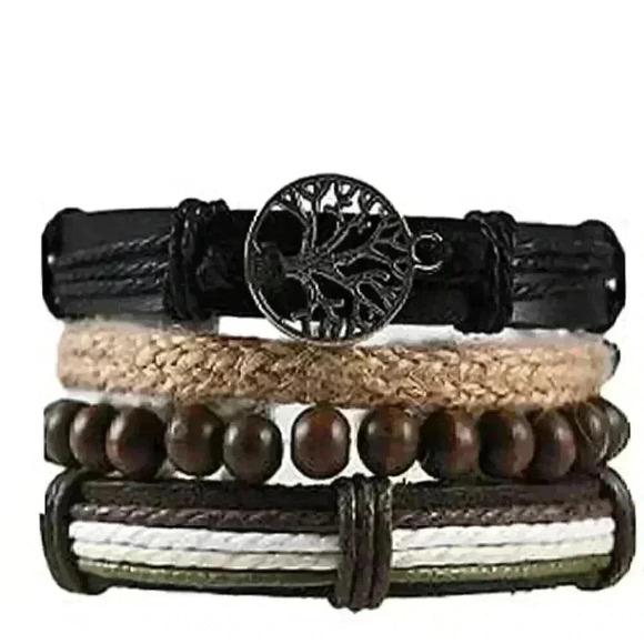 Jewelry - Braided Leather Bracelets for Men /Women